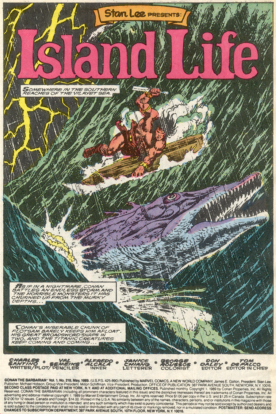 Read online Conan the Barbarian (1970) comic -  Issue #218 - 2