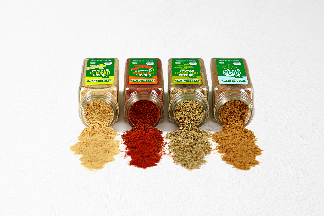 Fresh Thyme Organic Premium Spice Range Packaging Of The World