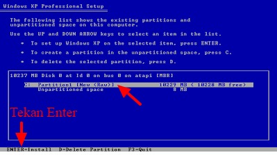 Cara instal ulang windows xp dengan microsd