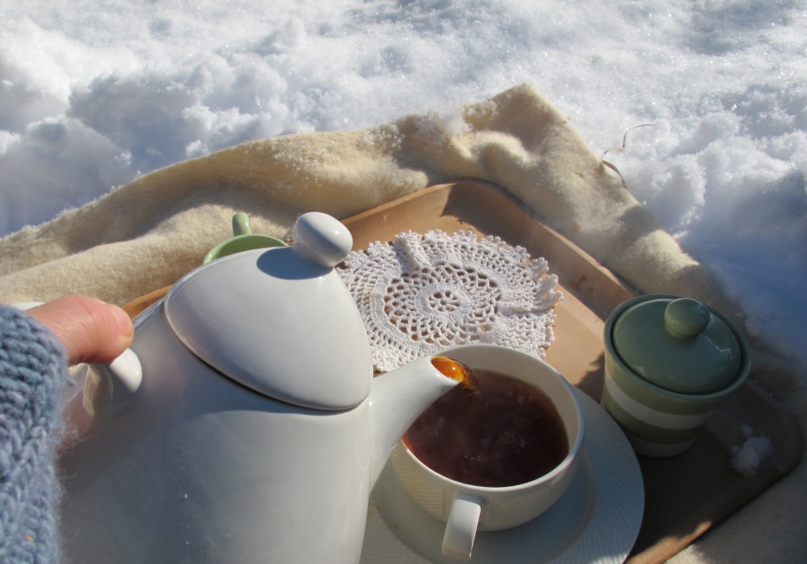 Tea In Snow