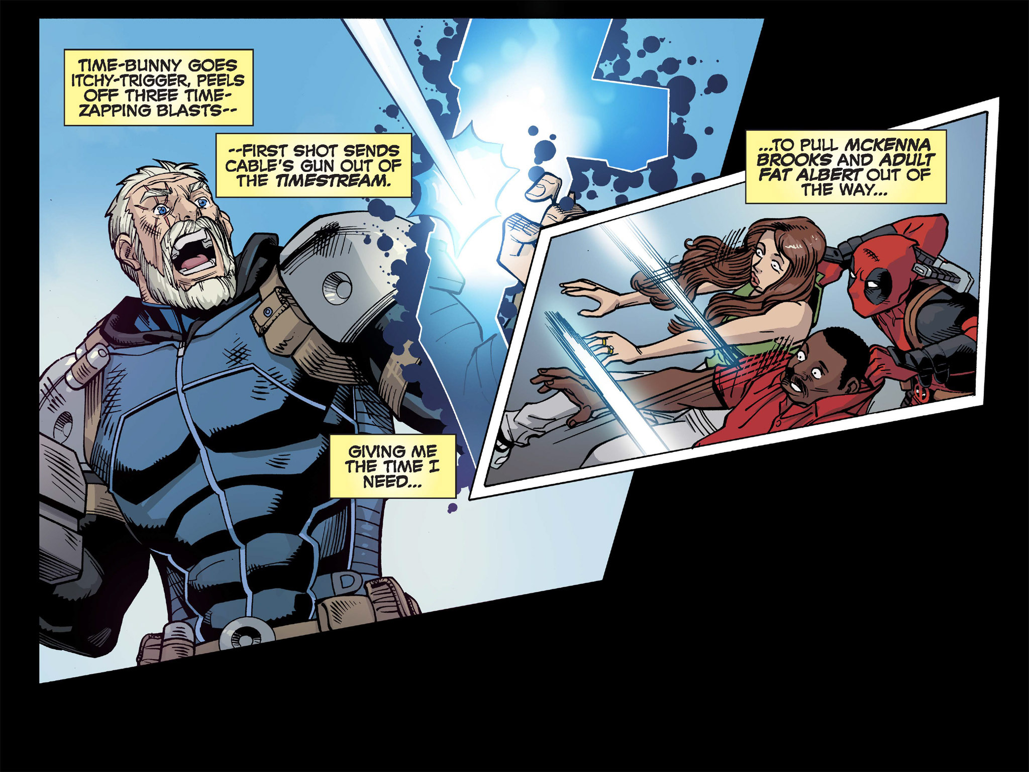 Read online Deadpool & Cable: Split Second Infinite Comic comic -  Issue #3 - 40