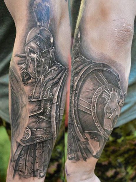 tatuajes para hombres de guerreros