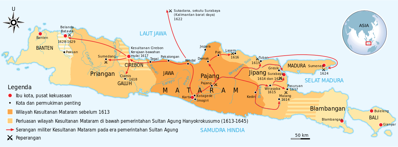 Sejarah Kerajaan Mataram Islam (1577 - 1681) - Idsejarah.net