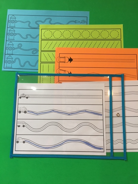 Trace Practice Worksheets ~ Preschool Printables