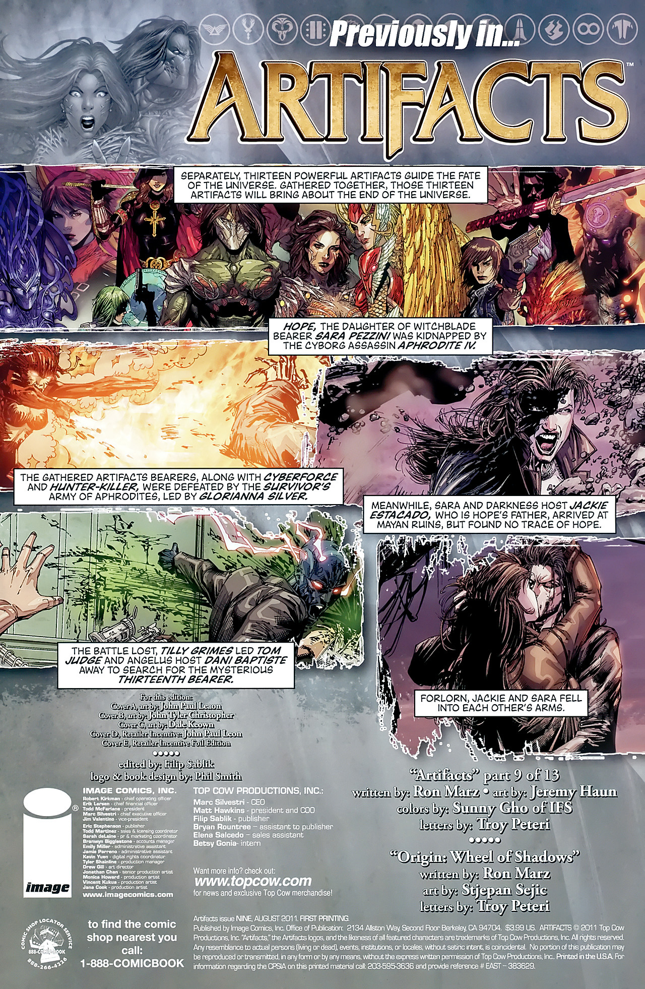 Read online Artifacts comic -  Issue #9 - 3