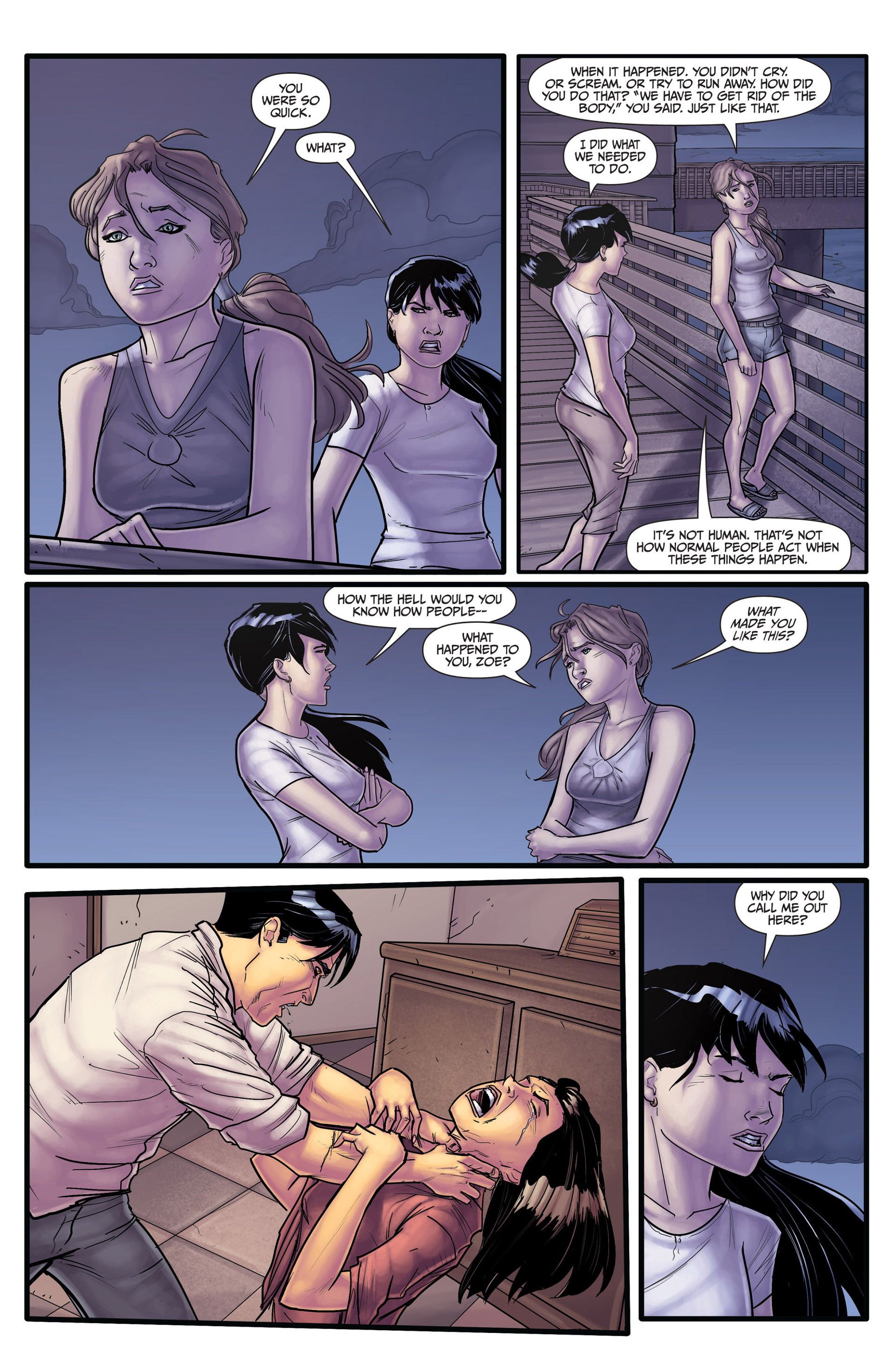 Read online Morning Glories comic -  Issue # _TPB 3 - 96