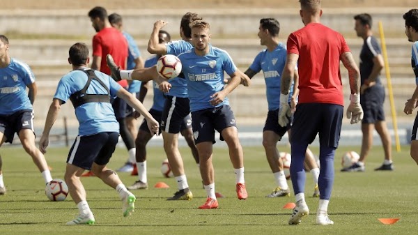 Málaga, 26 jugadores en el entrenamiento del jueves