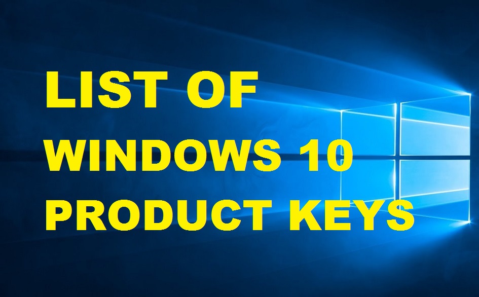 how to generate windows 10 product key