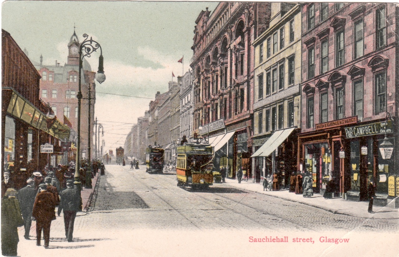 The Paper Collector Sauchiehall Street, Glasgow, c. 1910