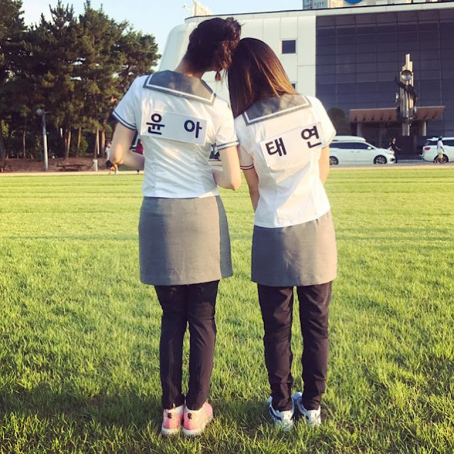 See SNSD's photo updates from their 'Running Man' experience