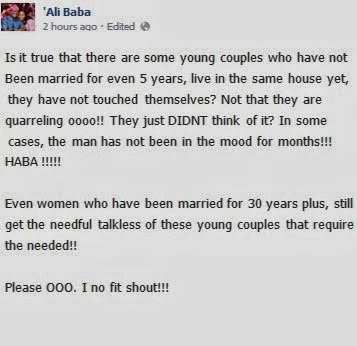 comedian ali baba facebook