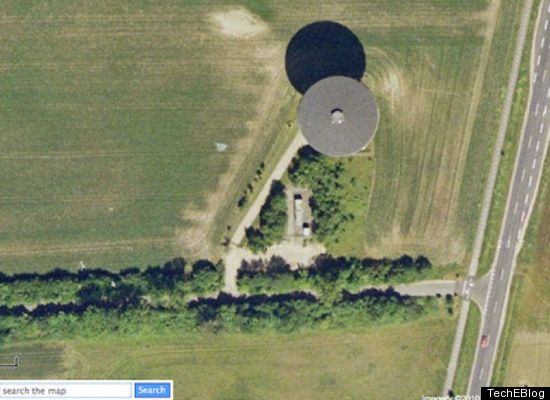 Real life enigma of a UFO in Google Earth.