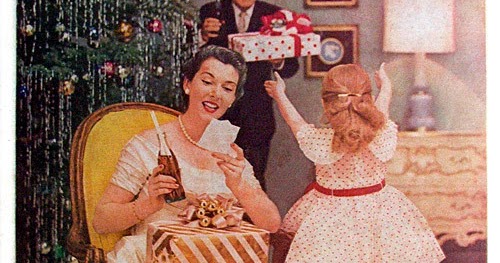 Coca-Cola (Natal e Família) - 1957 - Propagandas Históricas | Propagandas  Antigas