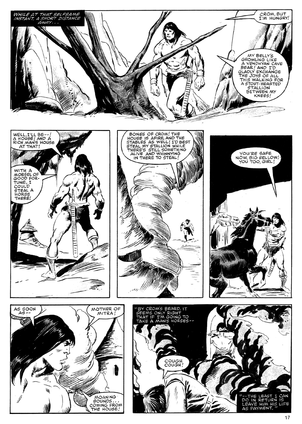 Read online The Savage Sword Of Conan comic -  Issue #73 - 17