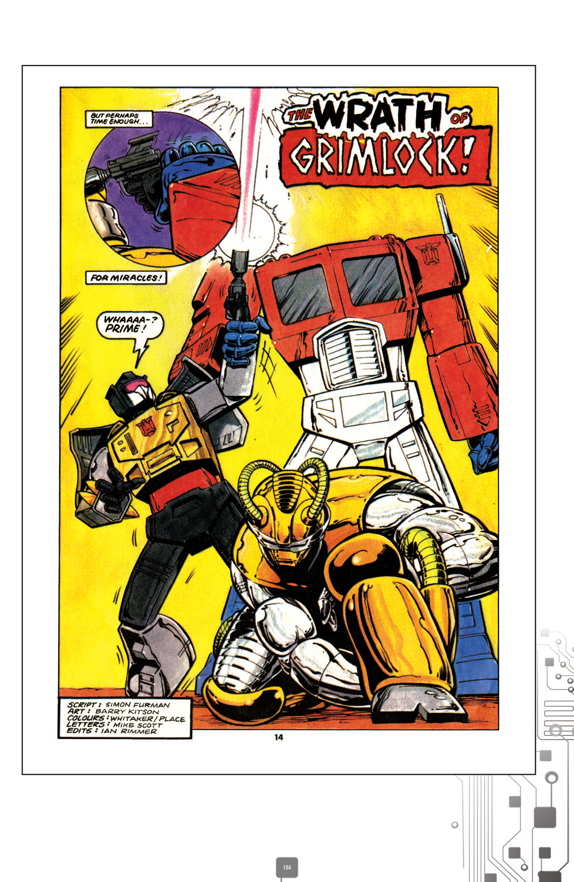 Read online The Transformers Classics UK comic -  Issue # TPB 1 - 185