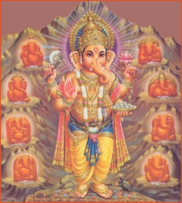 Eight Incarnations of Lord Ganesha or Ganapathi in Mudgala Purana
