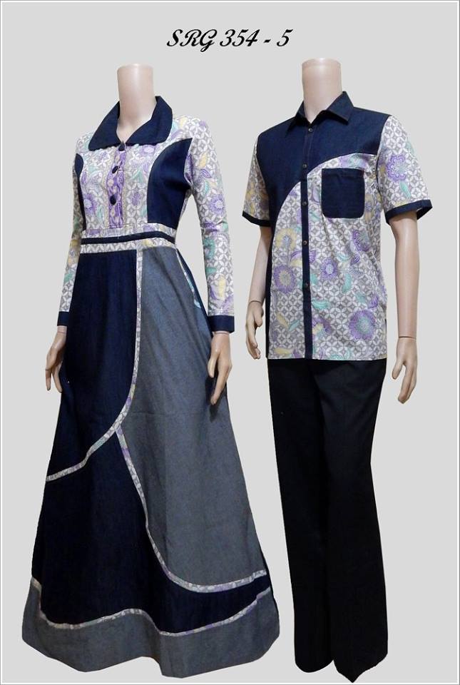 Model Desain  Baju  Batik  Modern Terbaru Model Couple  