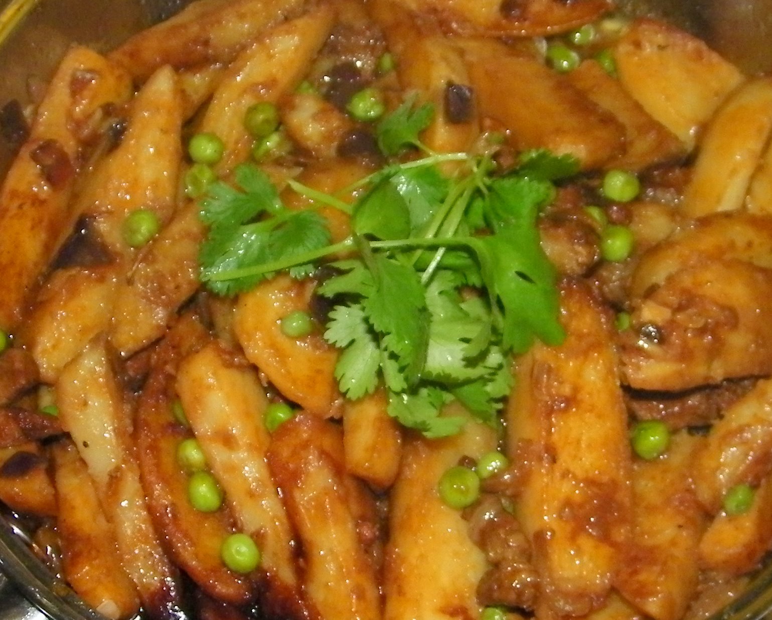 Little Bellevue Kitchen Stir Fried Potato Wedges with Oyster Sauce