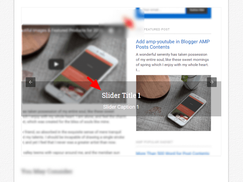 Display Popular Post Image Slider with ampcarousel for Blogger