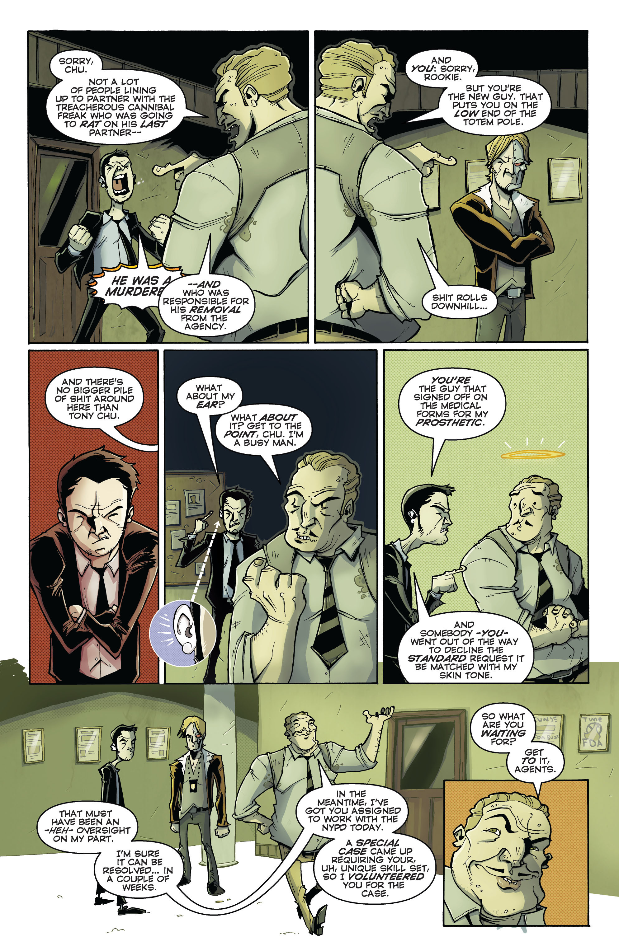 Read online Chew comic -  Issue #6 - 7