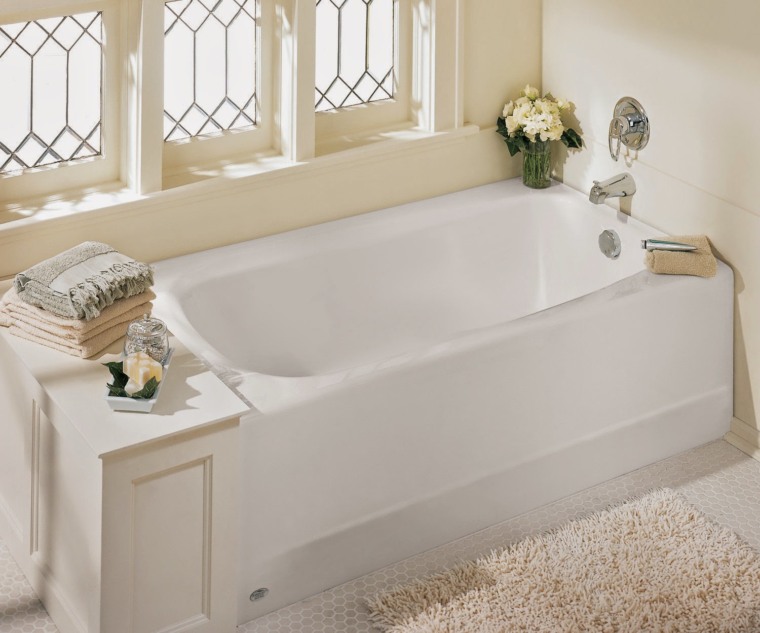 Rectangular or rounded tubs