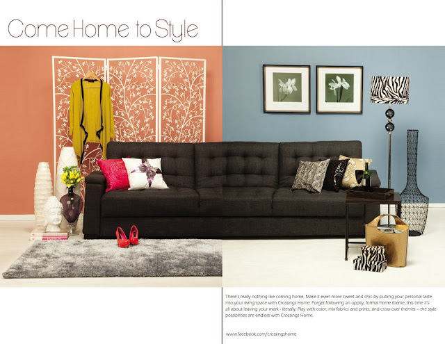 crossings home, interior stylist, set stylist, glamorous room, colorful room, crossings catalogue
