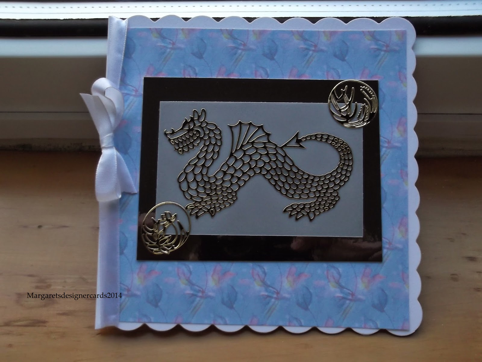 Margarets Designer Cards Chinese Parchment