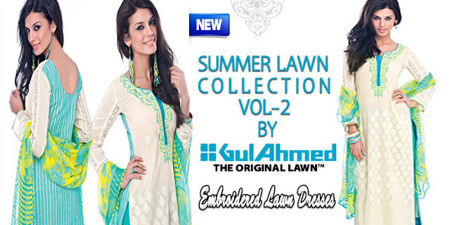 Gul Ahmed Lawn Collection Vol-2 Summer For Ladies