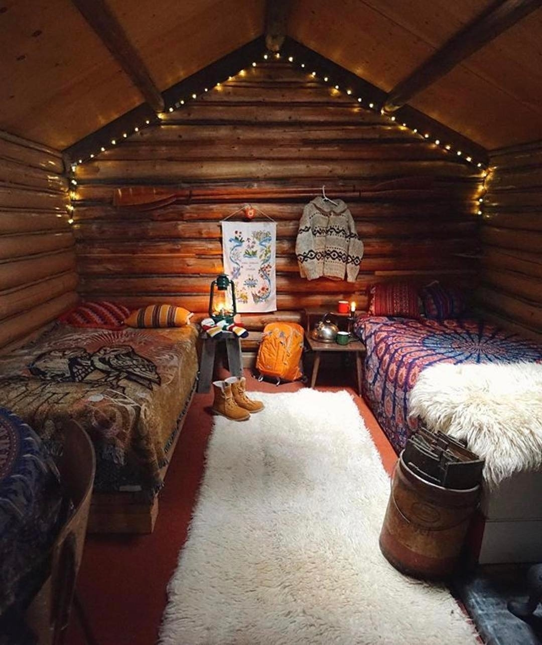Oh, by the way... The Cozy Cabin...For Winter