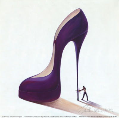 High heels art