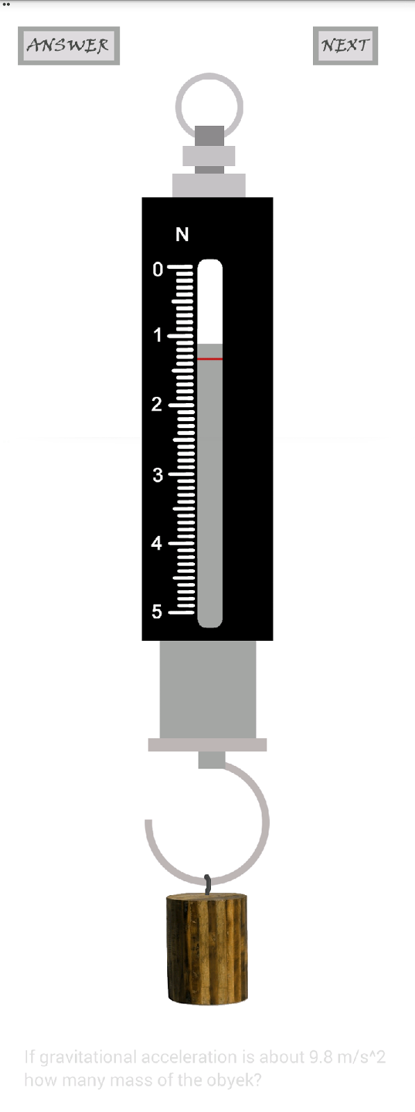 Simple Spring Scale Simulator and Games
