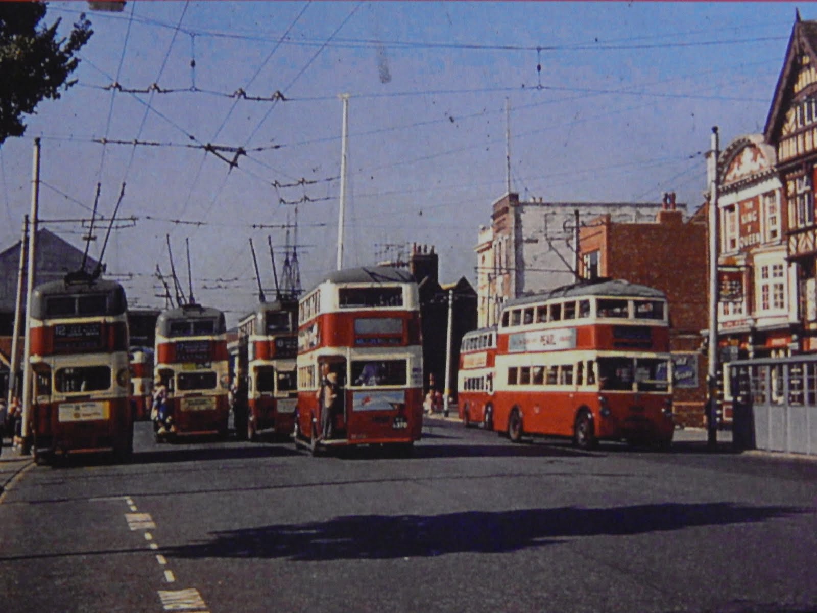 Trolley Buses a The Hard