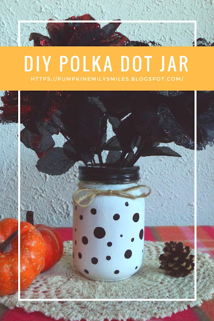 DIY Polka Dot Jar