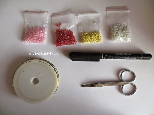 Розовая Пантера из бисера - мастер-класс