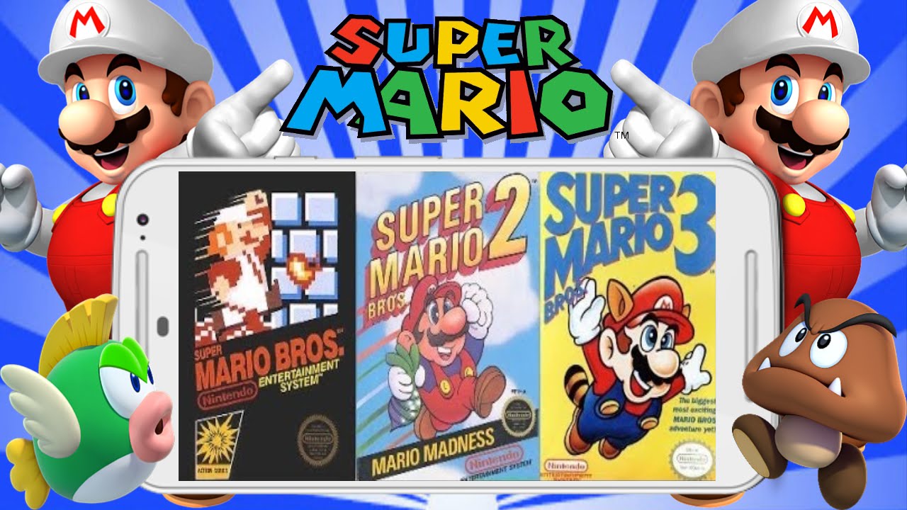 DESCARGAR SUPER MARIO 1, 2, Y