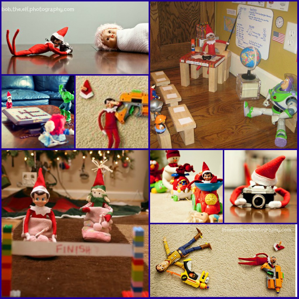 Yvonne Byatt's Family Fun ELF ON THE SHELF IDEAS