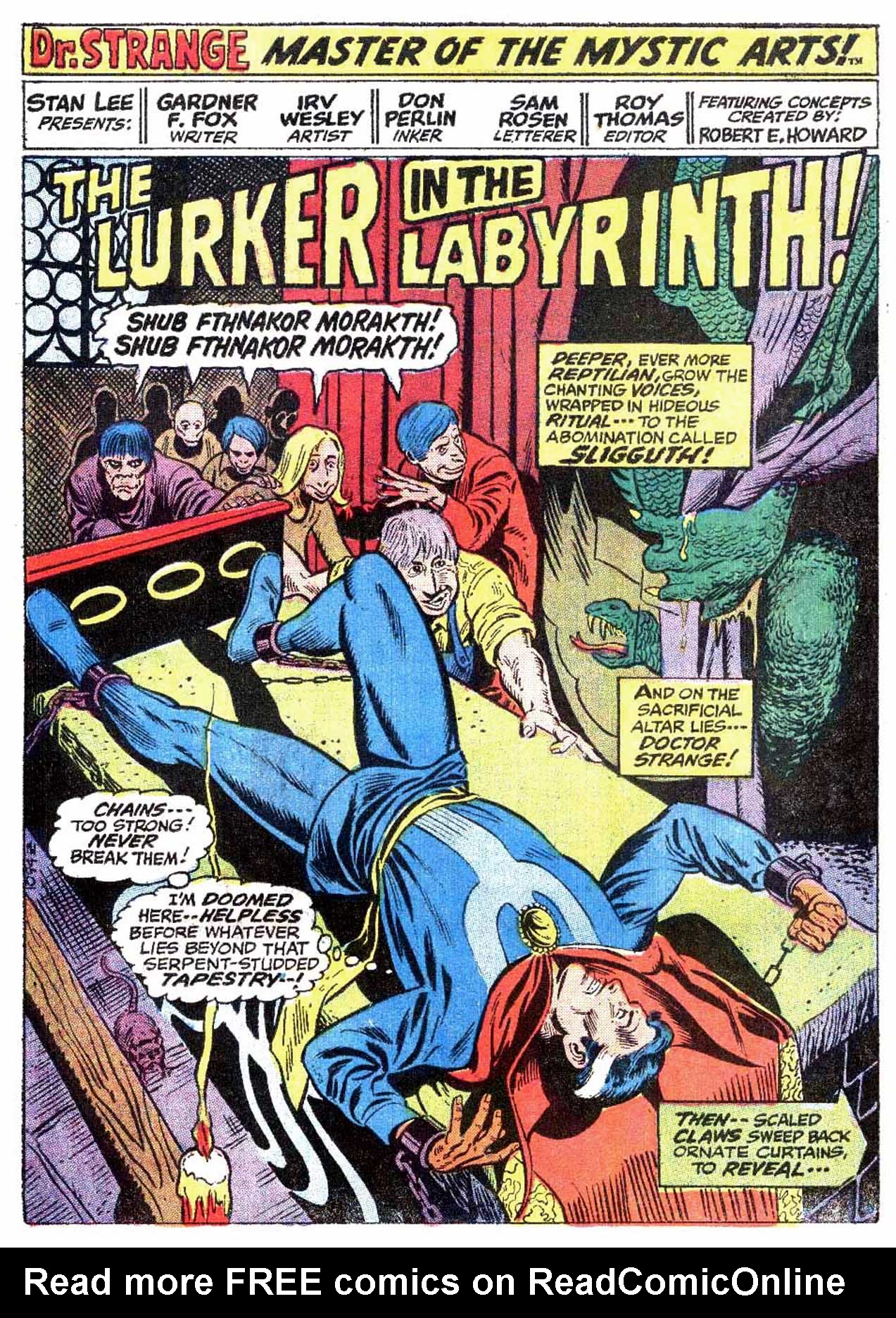 Read online Marvel Premiere comic -  Issue #5 - 2
