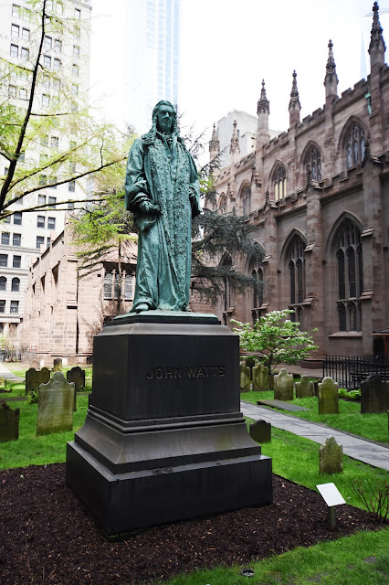 Daytonian in Manhattan: The John Watts Jr. Memorial - Trinity Churchyard