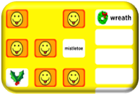 http://www.eslgamesplus.com/christmas-esl-vocabulary-memory-game-things-around-the-christmas-tree/