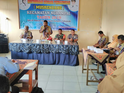 DANRAMIL 07/NGRAMPAL HADIRI MUSRENBANG NGRAMPAL TAHUN 2019