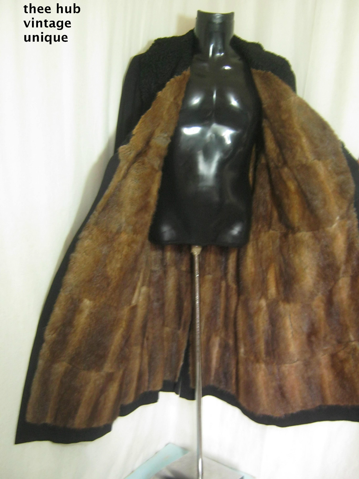 The Shoe AristoCat Vintage Gentleman's Astrakhan overcoat from 1907