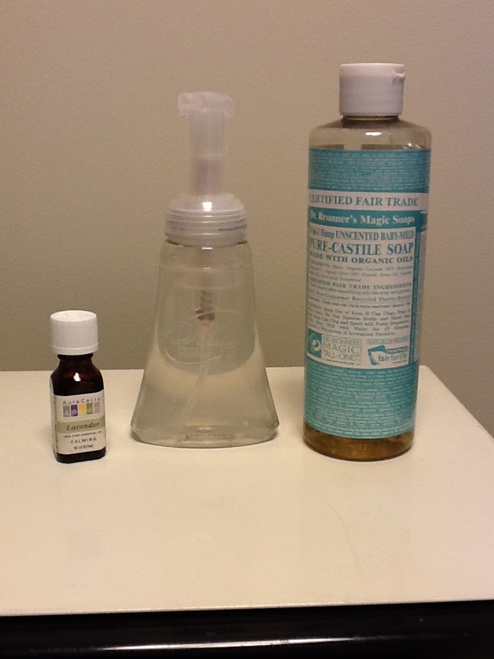 Pursuing Prairie Making hand soap with Dr. Bronner's Castile Soap