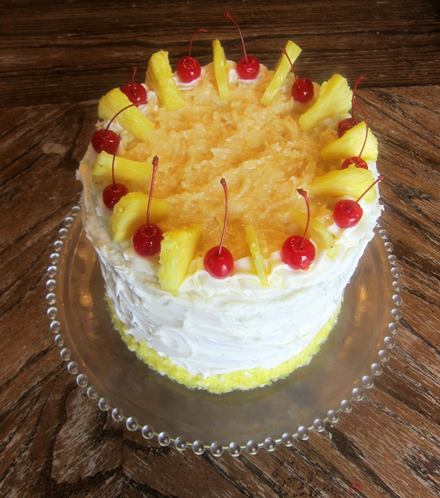 Delectable Cakes: Pina Colada Birthday Cake