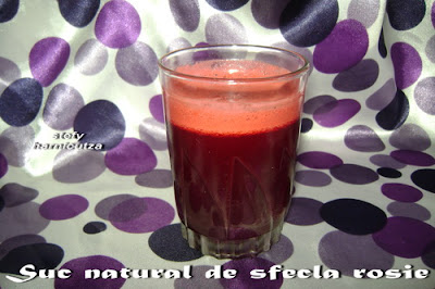 Suc natural de sfecla rosie
