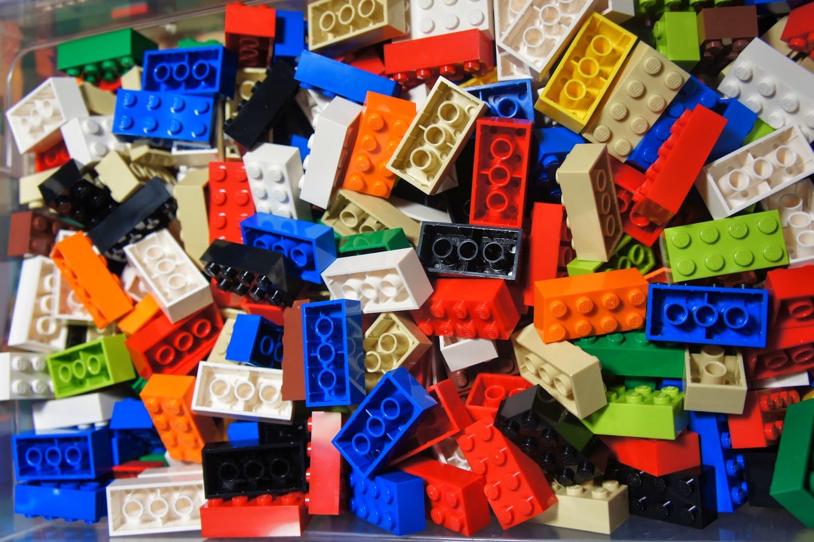 LEGO 3001 Assorted Colors 2x4 STANDARD BRICKS 2 x 4 Bulk Lot Blocks