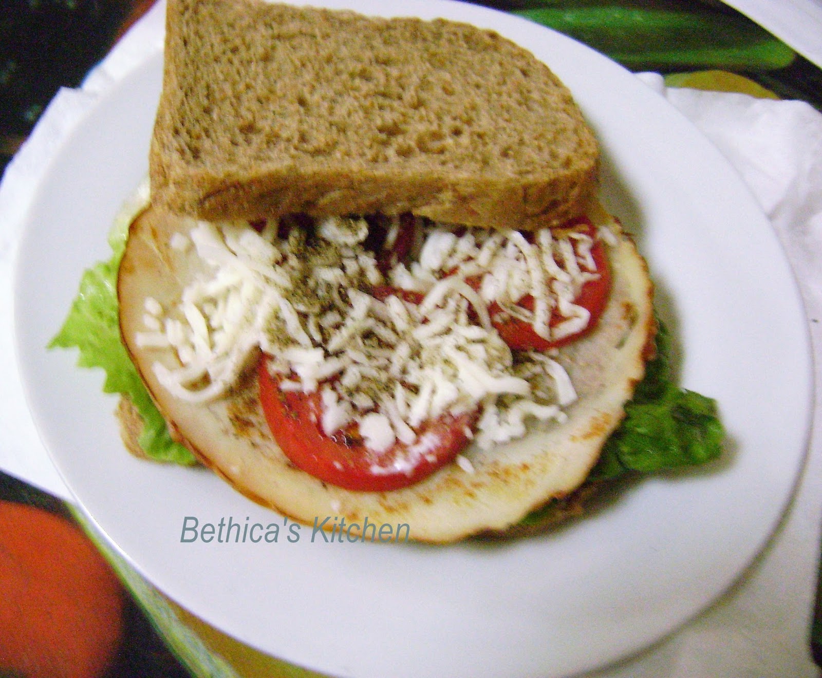 Bethica's Kitchen Flavours Turkey Ham Sandwich