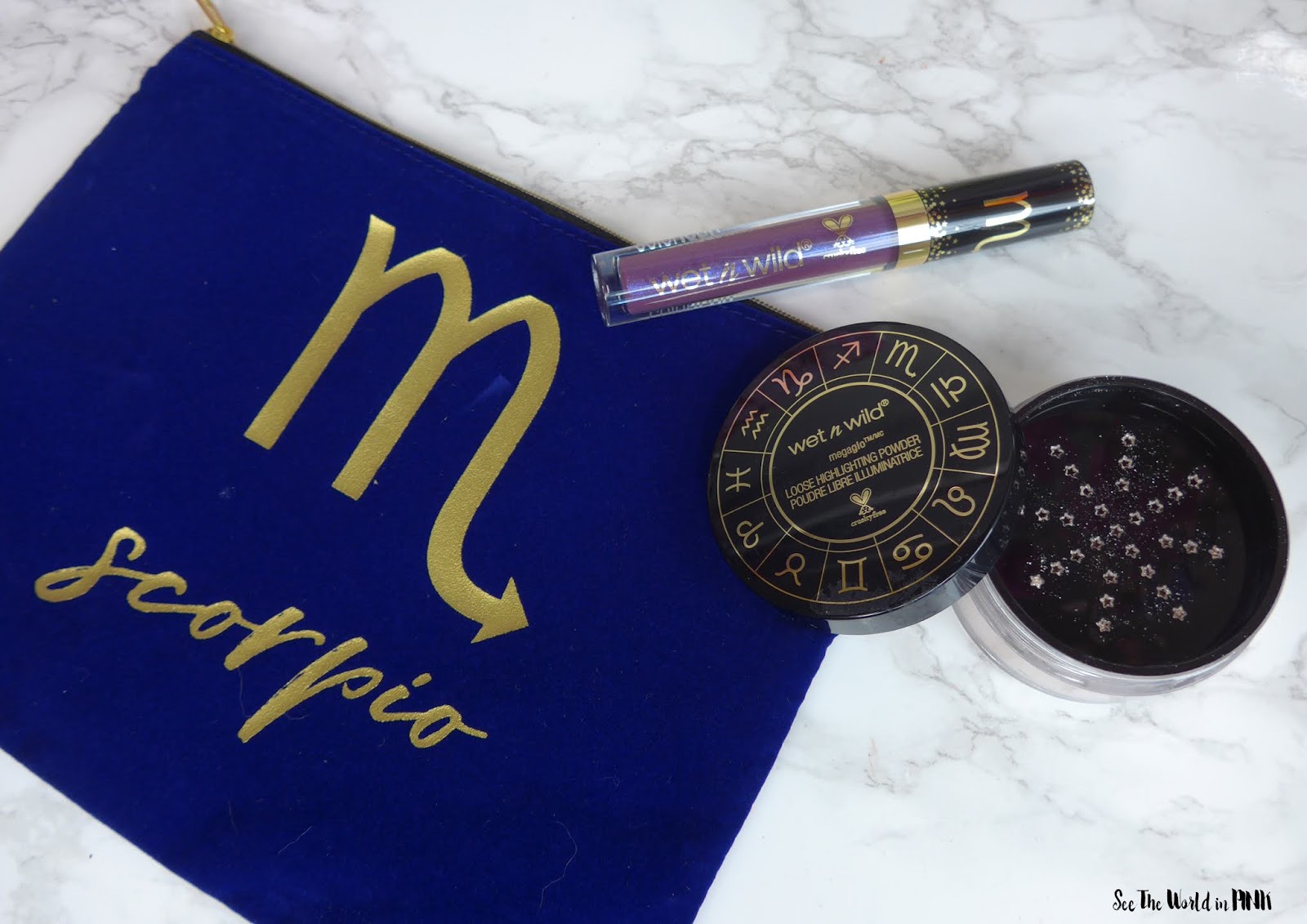 Wet n Wild Zodiac Scorpio Color Icon Lip Gloss and MegaGlo Loose