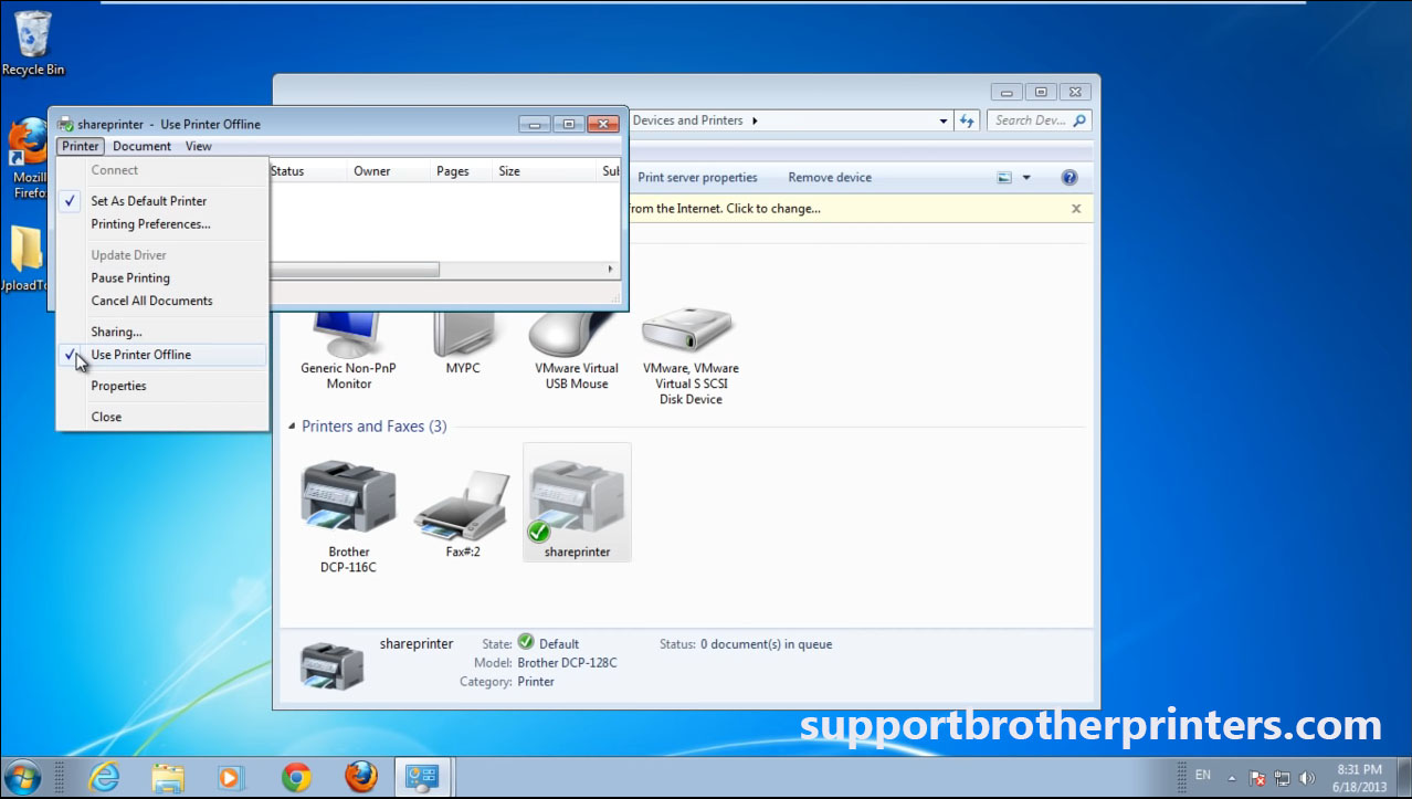 Brother Printer Support How to Change a Brother Printer from Offline