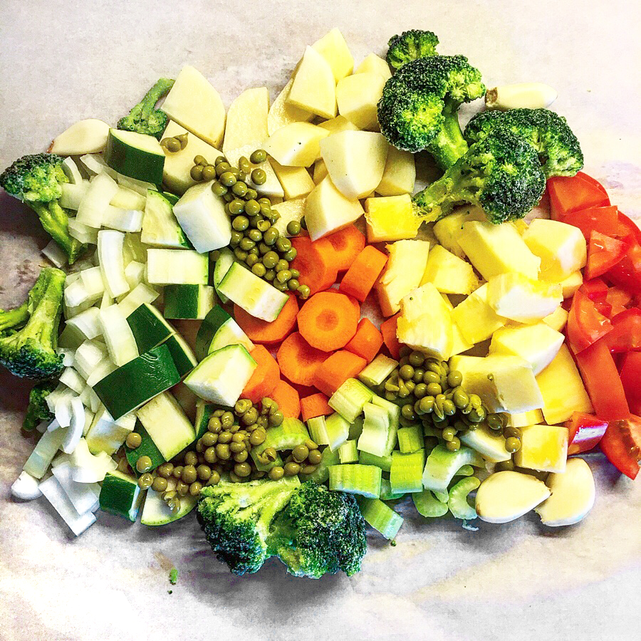 Famous 10 Veggie Vegetable Soup - Cookstas