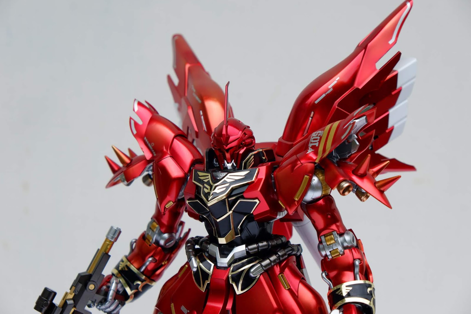 Painted Build: MG 1/100 MSN-06S Sinanju Ver. Ka - Gundam Kits 